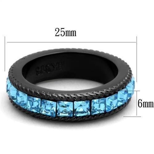 Black  Stainless Steel Ring with Top Grade